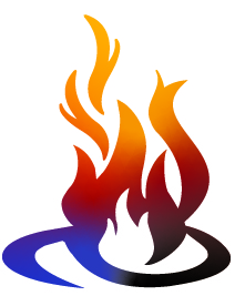 lifEGO Brand Flame in Color. Logo design by Carlene Can in Richmond VA.