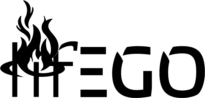 lifEGO Brand Logo in black. Logo design by Carlene Can in Richmond VA.