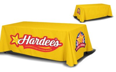 8ft Table Cover 4 sided (Close Back)